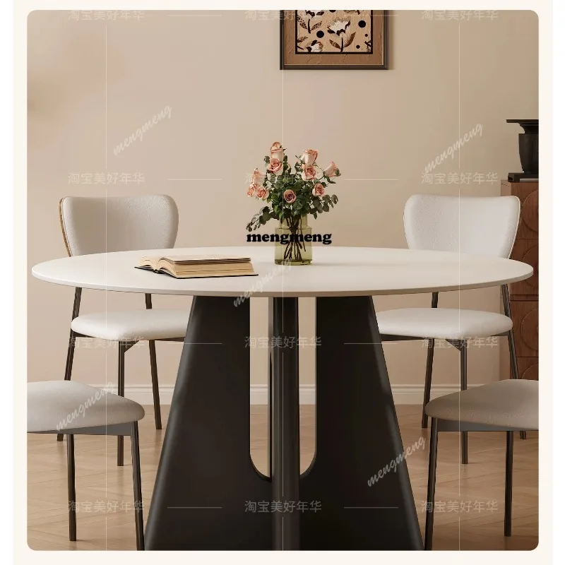 Wrought Medieval Dining Table Atmosphere Aesthetic Design Turntable Dining Table Accent Home Furniture Nesa De Jantar