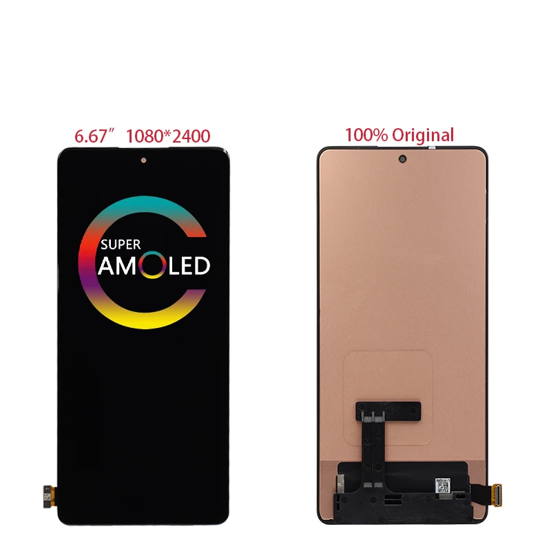 Original AMOLED For Xiaomi Mi 11T 11T Pro 21081111RG 2107113SI Pantalla lcd Display Touch Panel Screen Digitizer Assembly Repair