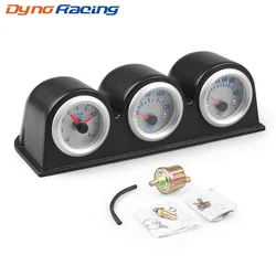 2'' 52MM Triple gauge kit Tachometer RPM Water Temperature Gauge Oil Press Pressure Gauge Car meter BX100651