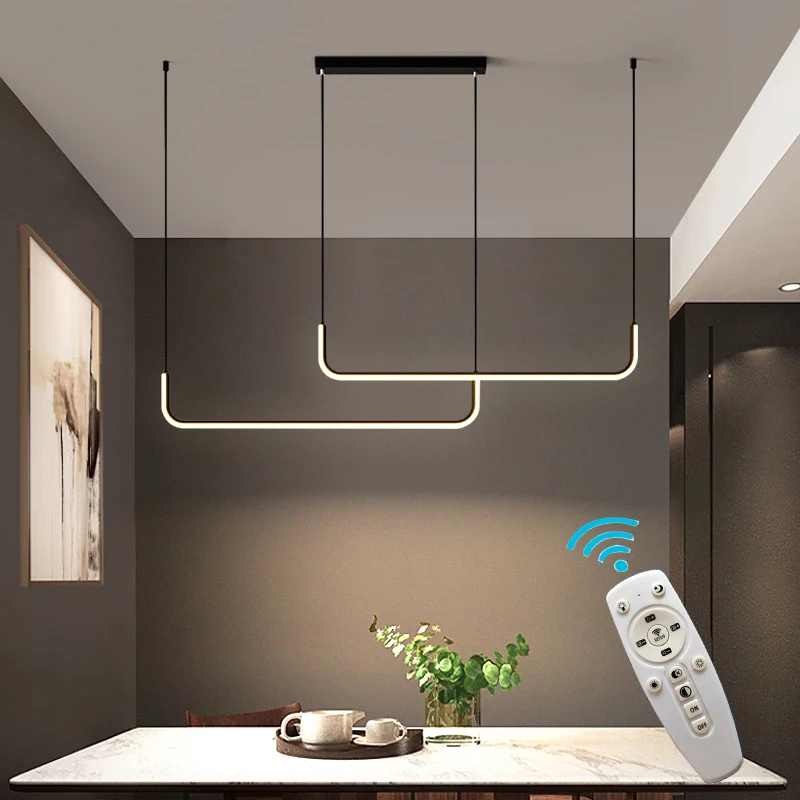 

LED Chandelier Ceiling light for Living Room Kitchen Bar Nordic Minimalist Hanging Lighting Home Decor Pendant Lamps