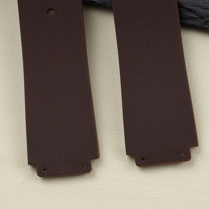 Silicone Watchband for Hublot Big Bang 25x19mm 21x15mm Waterproof Rubber Wrist Watch Strap Bracelet in Black Blue Orange Brown f - view 5