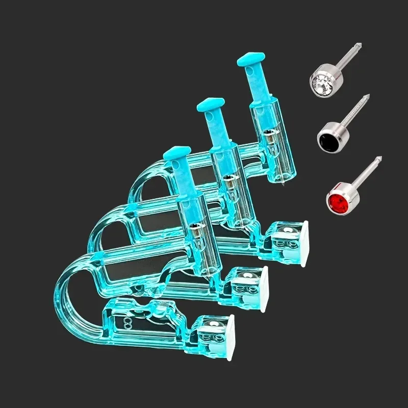 50-1Pcs Ear Piercing Gun Kit Disposable Healthy Safety Earring Nose Piercer Tool Machine Sterile Body Jewelry No Inflammation
