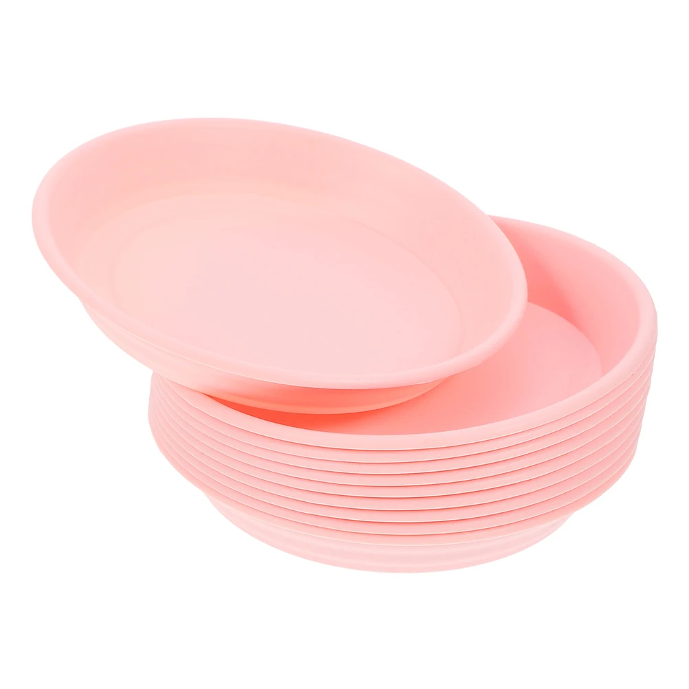 

Clear Thickened Flower Pot Bottom Bracket Plants Planter Tray Water Tool Square Pink Plastic Saucer