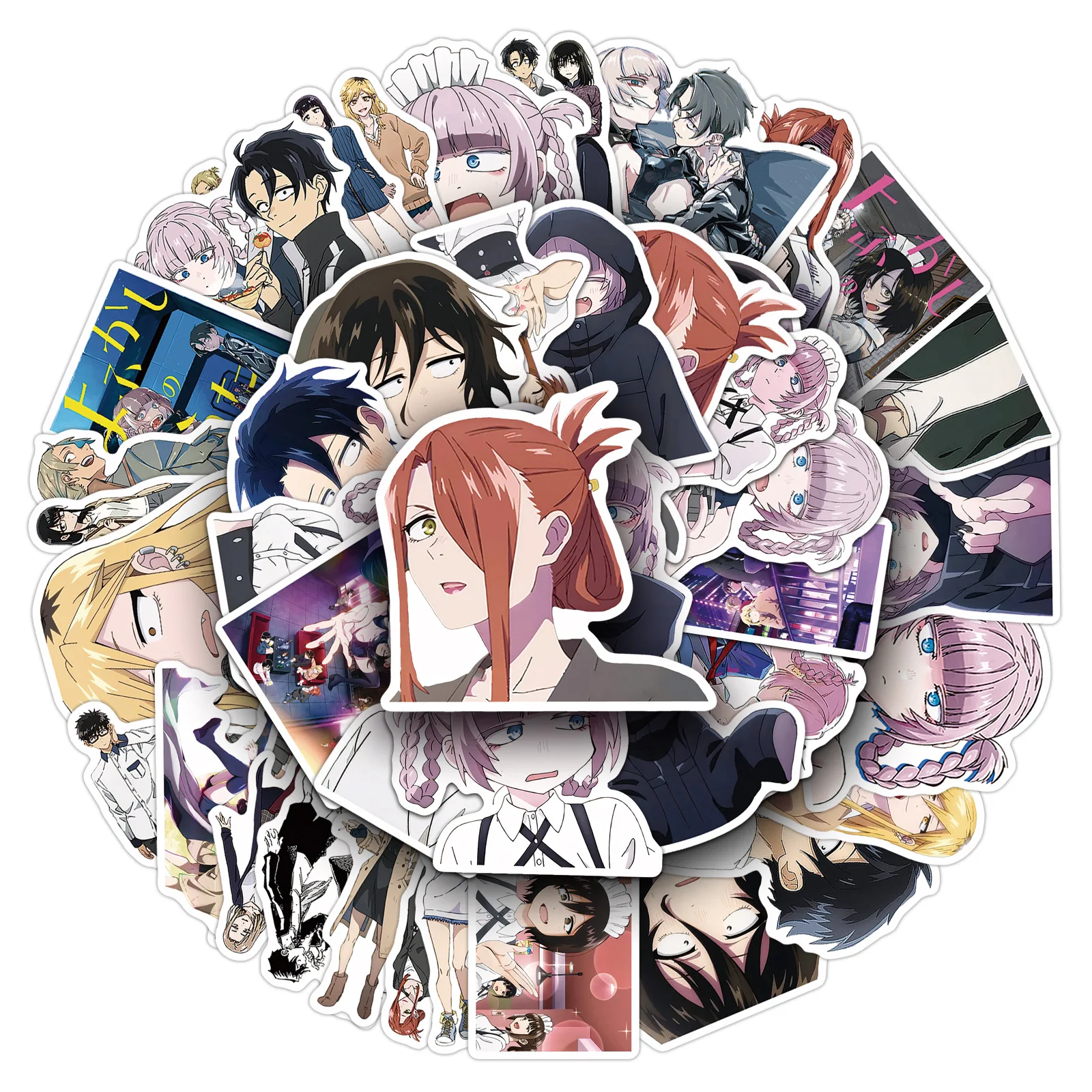 

10/50PCS Anime CALL OF THE NIGHT Comic Sticker Personalized Decoration DIY Skateboard Motorcycle Helmet Graffiti Decal Kids Toy