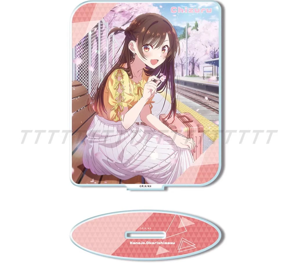 Anime Chizuru Mizuhara jeu Mami Nanami Ruka Sarashina Sumi Sakurasawa acrylique support Figure poupée porte-clés Cosplay jouet pour cadeau