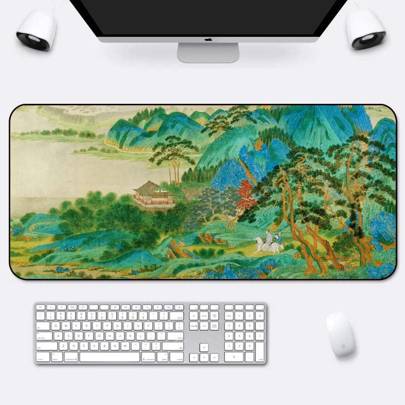 Chinese Style Gaming Mouse Pad Large Mouse Mat Laptop Space Writing Desk Mats  Computer Gamer Keyboard Deskpad Mousepad for PC