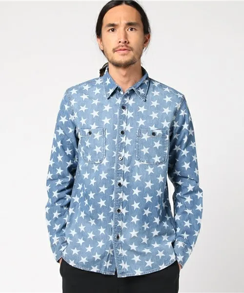 

Faionable Slim Fit Men's Cotton Denim irt Waed Long Sve arp Collar Urban Sle Casual irt Spring 2025