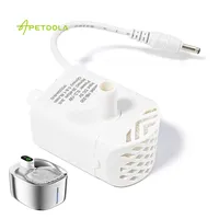 4L Stainless Steel Pet Water Fountain Anti-dry Burning Motor Water Pump For Cat Water Fountain