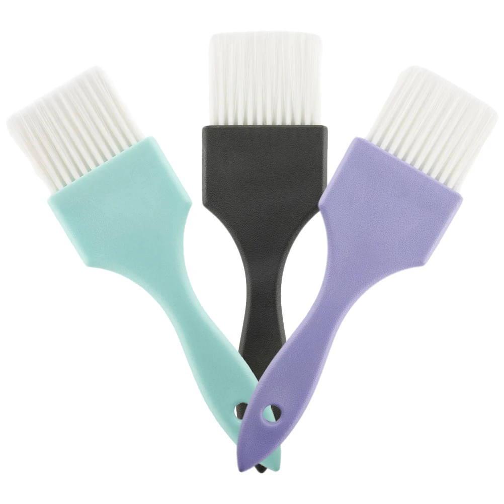 

3 Pcs Hair Color Comb Dye Soft Equipment Bleaching Kit Highlighting Dark Hair Stylist Must Haves Nylon Efficient