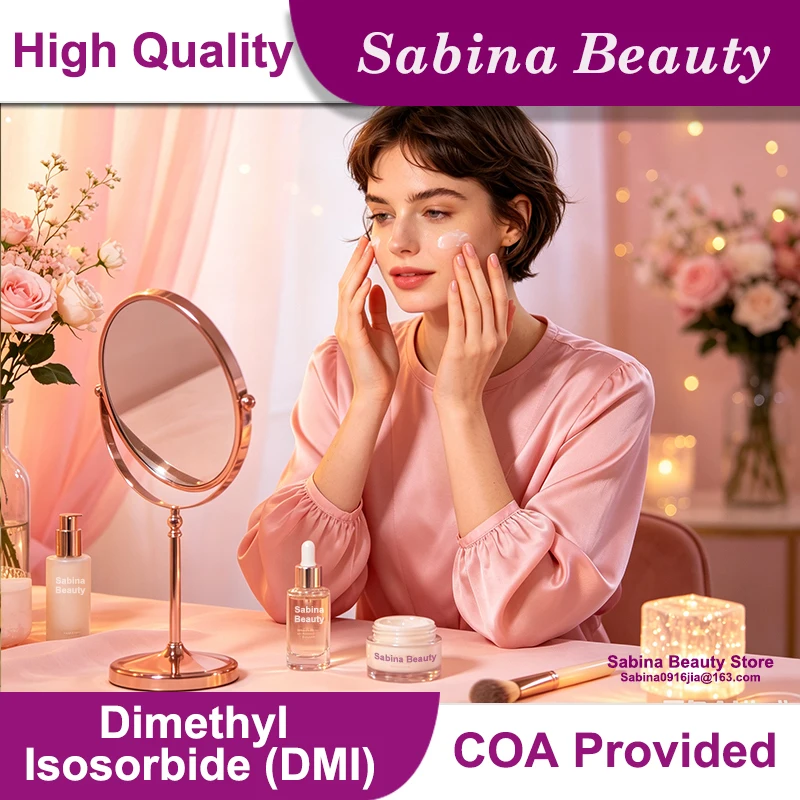 Hot Supply  Dimethyl Isosorbide (DMI) Powder Skin Care Cosmetic Ggrade Cosmetics Raw Material