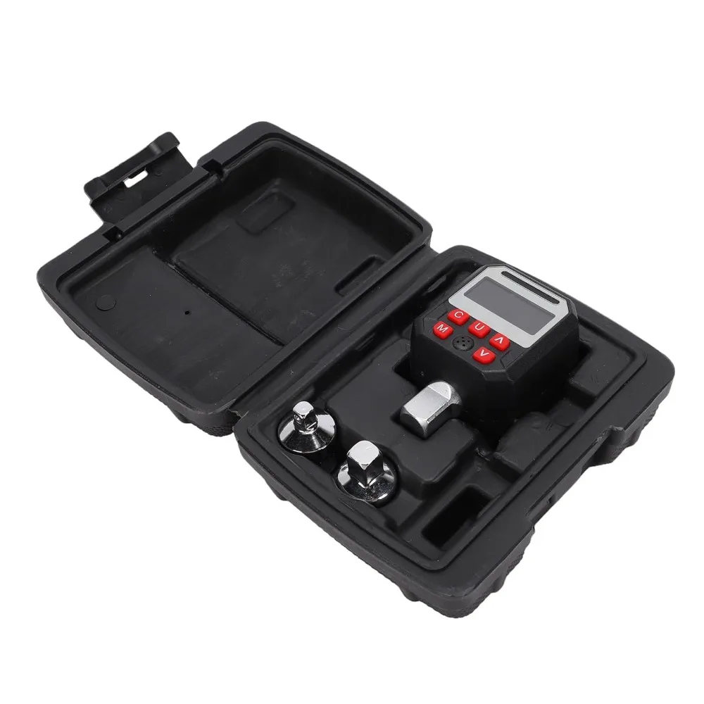1/2in Drive Digital Torque Adapter 17-340Nm Range 2% Accuracy Torque Tester Converter Color LCD Display 4 Units (Metric SAE)