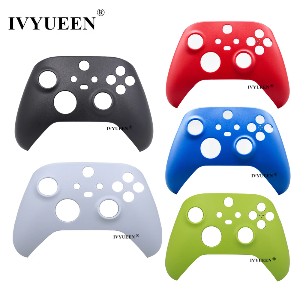 IVYUEEN for Xbox Series X S Core Controller Replacement Housing Shell Black White Red Blue Faceplate Front Back Case Top Cover