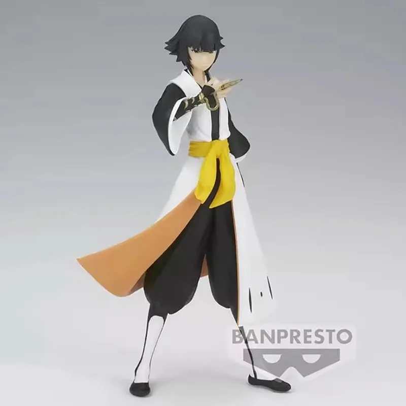 IN Stock Original Banpresto Solid and Souls Bleach Soi Fon Sui-Feng Anime Figure Model 14Cm Children's Collectible Toys Gift