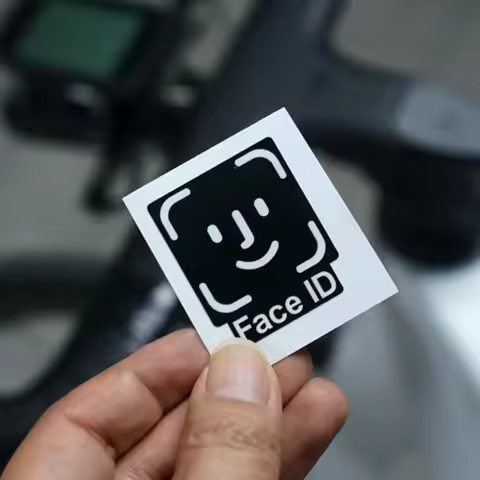 Funny Facial Recognition Bicycle Stickers, Waterproof Sunproof PVC Personalized Decals, Bike Decor Accessories