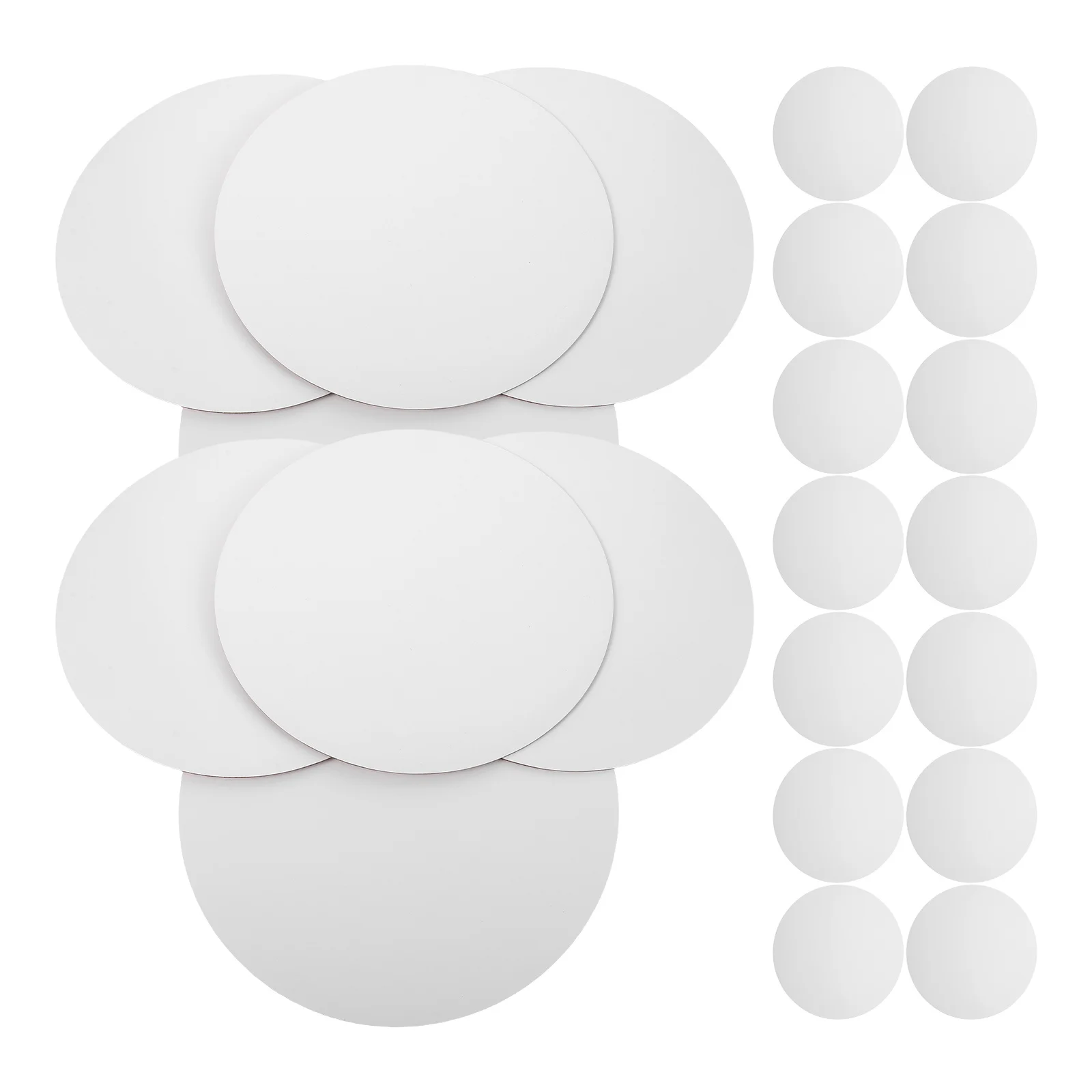 

25pcs Cake Boards Round 12 Inch White Greaseproof Corrugated Cardboard Base For Birthday Wedding Dessert Display Round Cake