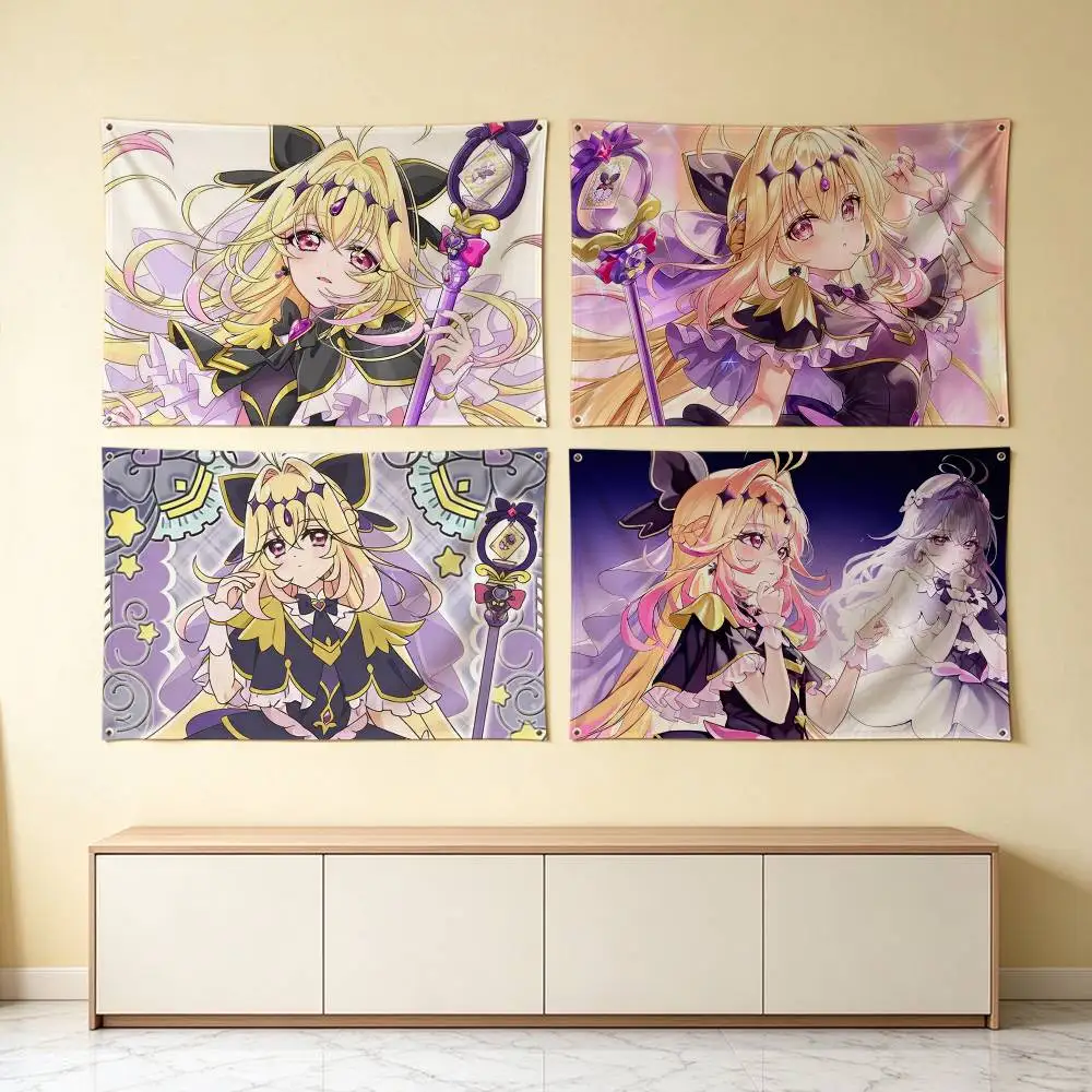 Luluka Moria Star Detective Precure  Flag Suitable For Party Club Outdoor Interior Wall Decoration Banner Fans Gift