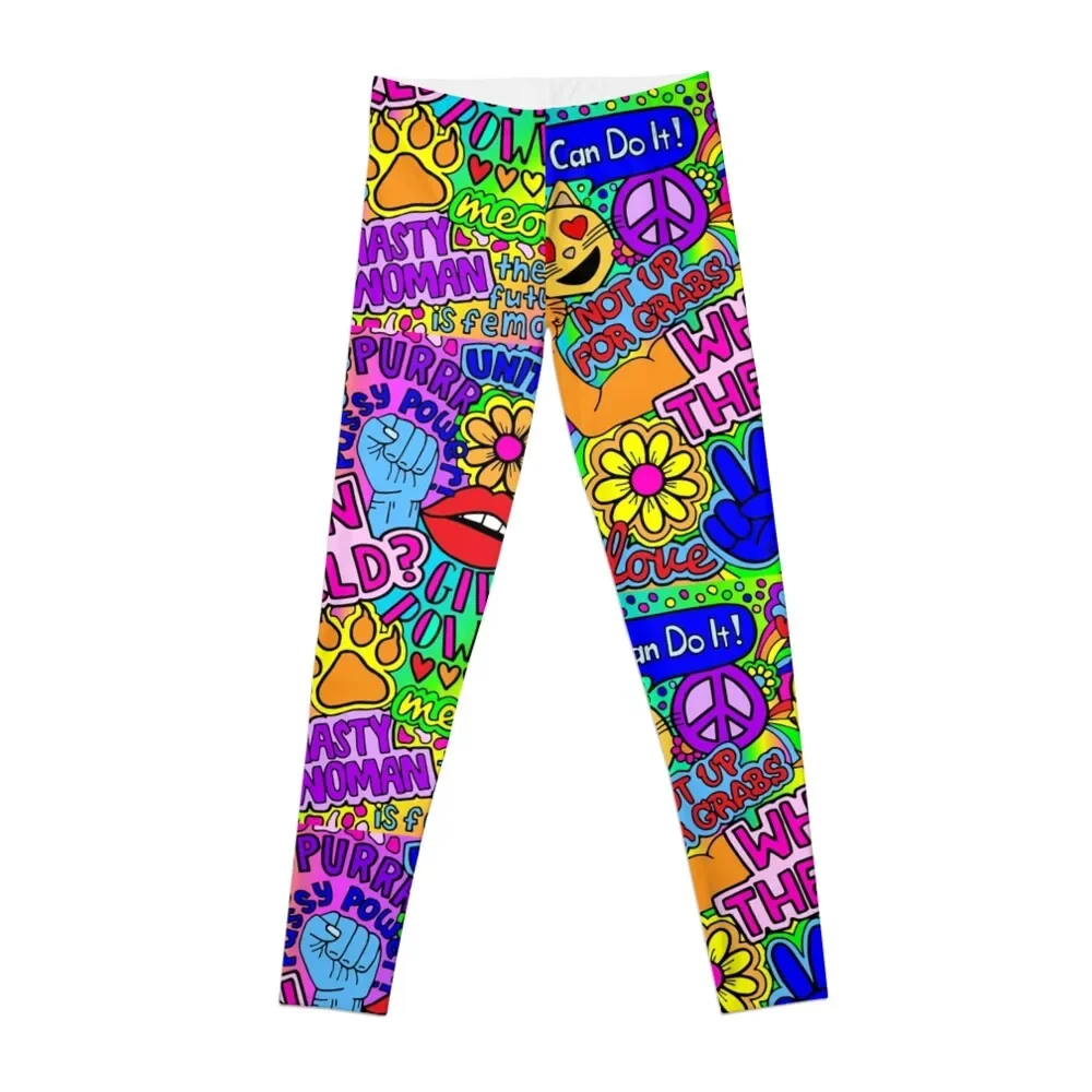 

Who Run The World Leggings legging push up workout shorts Golf wear Womens Leggings