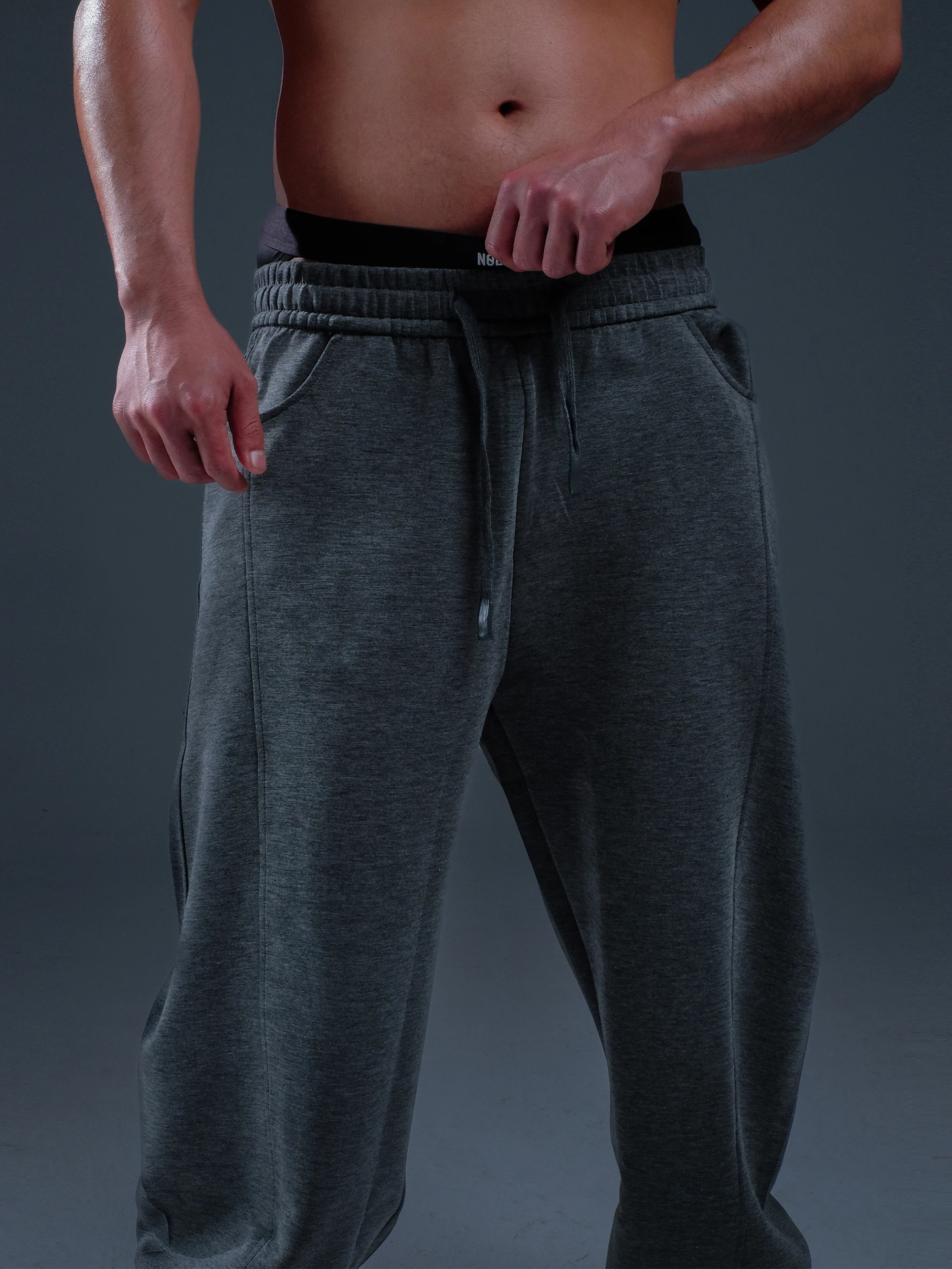 

Tagist Training Fitn Pants Spor Loose Fit Polyester Cotton Blend hine Waable Breathable Straight Leg Autumn Wear