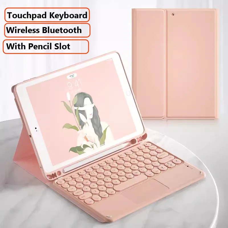

Trackpad Keyboard Case for Xiaomi Redmi Pad 2 11 Inch 2025 for Xiaomi Redmi Pad SE 11 Inch 2023 Case Soft Shell with Pen Holder