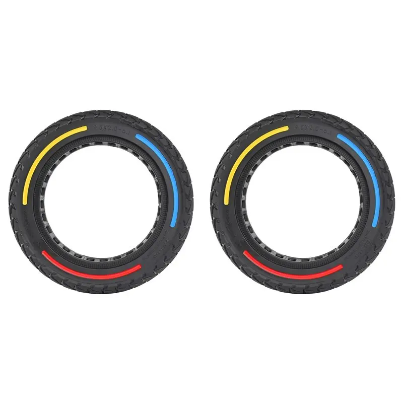 

【SPECIAL】2Pcs 9.5Inch 9.5X2-6.1 Solid Tire Electric Scooter Wear-Resistant Off-Road Tyres For M365 Electric Scooter