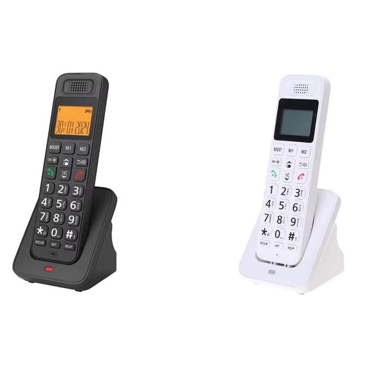 D1018 Business Office Home Handheld Digital Wireless Telephone With LCD Display Stable Signal EU-PLUG