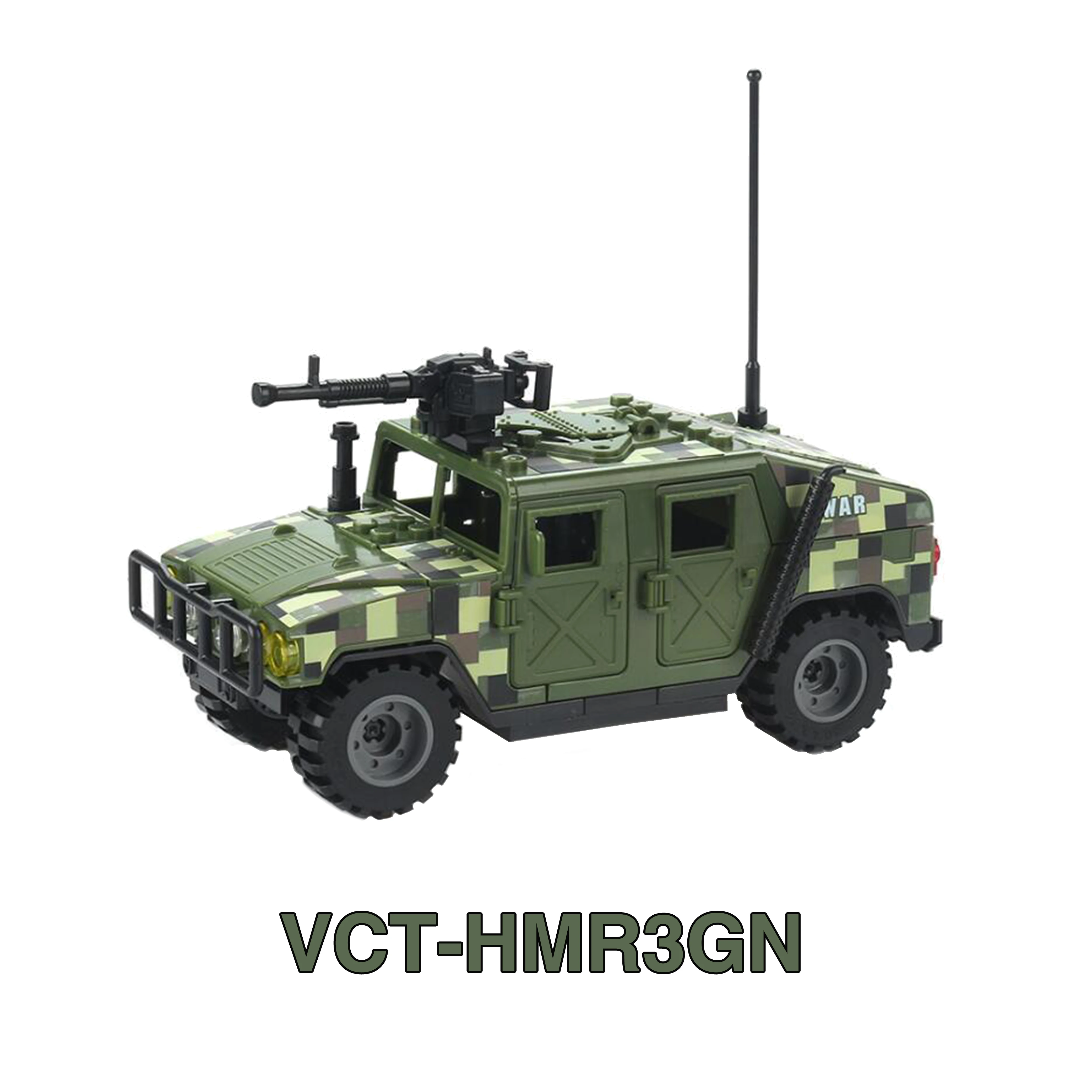 Militaire gepantserde Hummer Stryker tankwagen VS Rusland leger moderne oorlog soldaat wapens model bouwstenen steen kinderen kinderspeelgoed