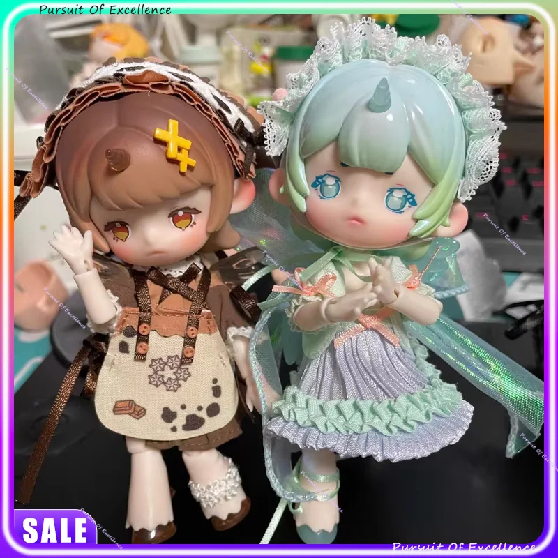 

New Dreamlike Tea Party Daydream Series Bjd Blind Box Trendy Mystery Box Action Figure Kawaii Desktop Ornaments Model Boxed