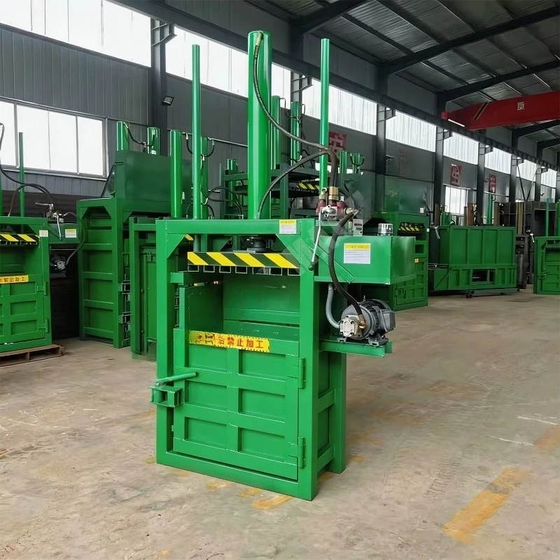 Customizable Industrial Vertical Baler Compactor 40 Ton Small Footprint for Paper Plastic Bottle Metal Scrap Press Unit
