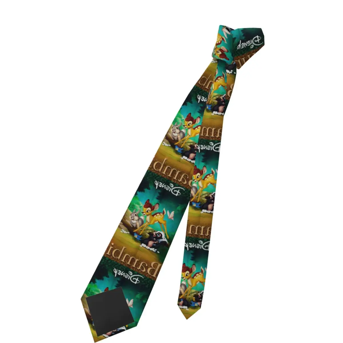 Corbatas formales personalizadas de Bambi Fawn Cartoon Animes, corbatas cómicas de seda para hombres, corbatas de fiesta
