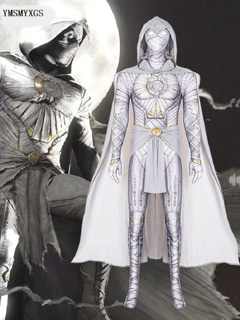 Hot selling moonlight Knight cos suit midnight werewolf Jumpsuit same Cosplay suit men's full set