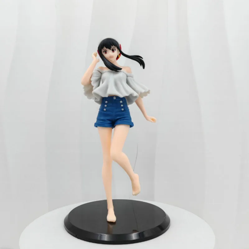 Figurka akcji Spy×Family Yor Forger z motywem letniego festiwalu, 2026.20 cm, figurka anime GK - kolekcjonerska dekoracja na biurko i zabawka na prezent