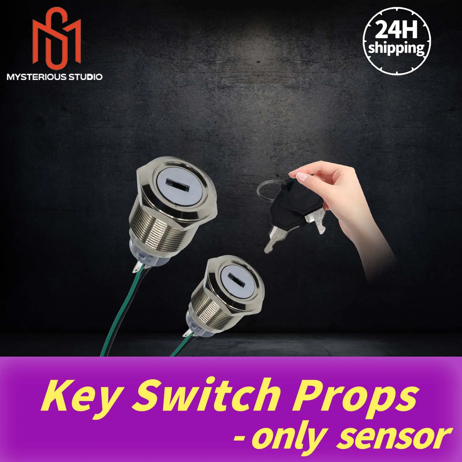 

Таинственная студия, секретная комната, игровой механизм, реквизит, электронная головоломка, превосходный 1987, GY, только реквизит с ключевым переключателем