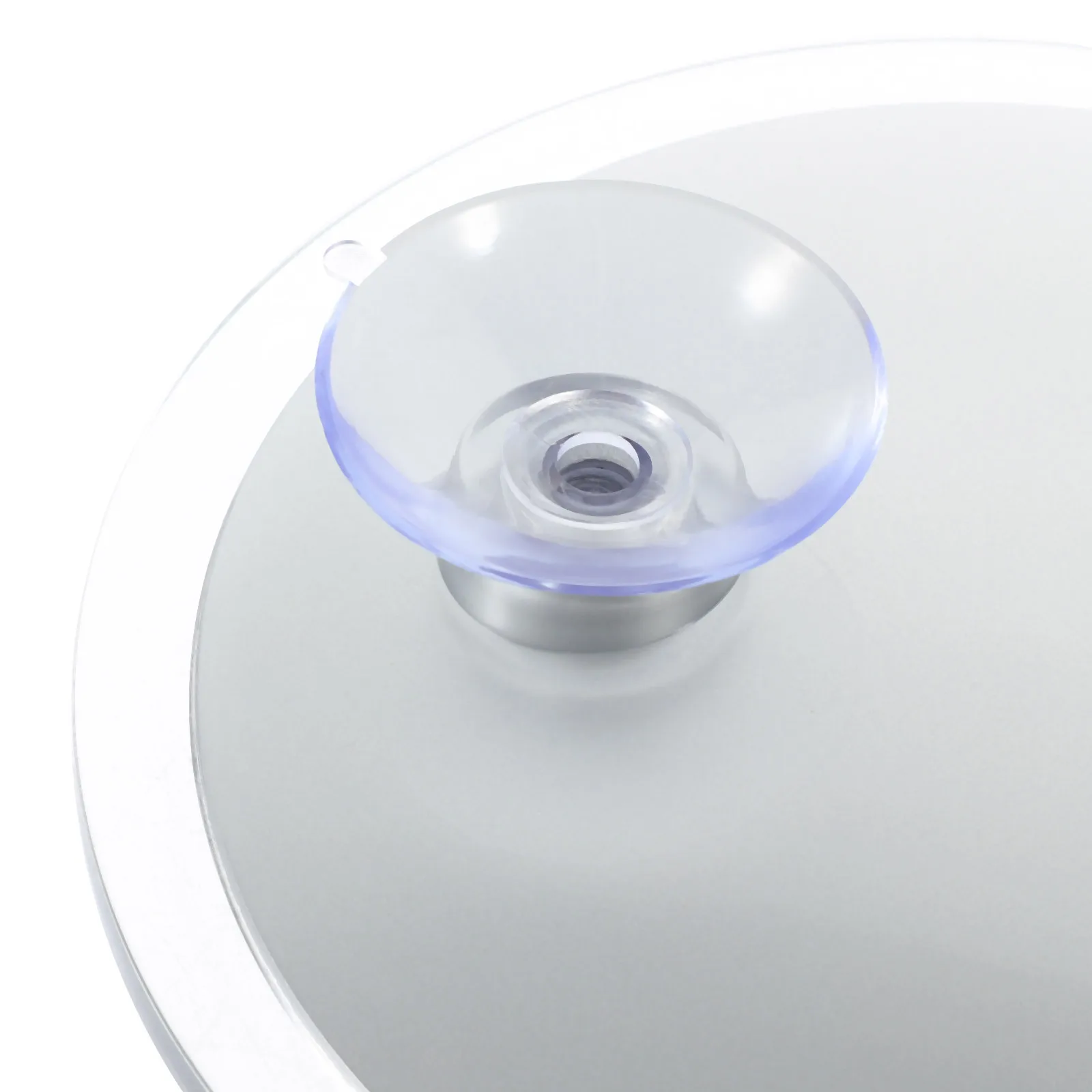 

Portable Magnifying Makeup Mirror Suction Cup Clear Visibility for Travel Compact Design Bathroom Wall Use