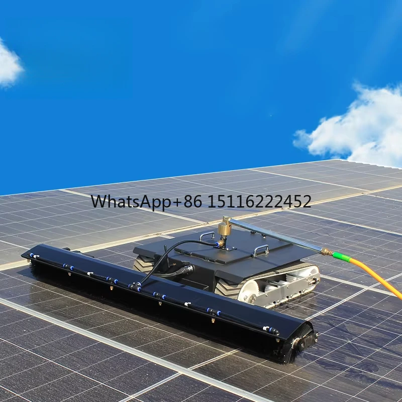 

Automatic Solar Panel Cleaning Equipment PV Solar Panel Cleaning Brush Remote Control Solar Panel Cleaning Robots Machine