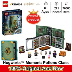 LEGO 76383 Harry Potter Hogwarts Moment: Potions Class  Brick-Built Playset with Professor Snape’s Potions Class PortablePlayset