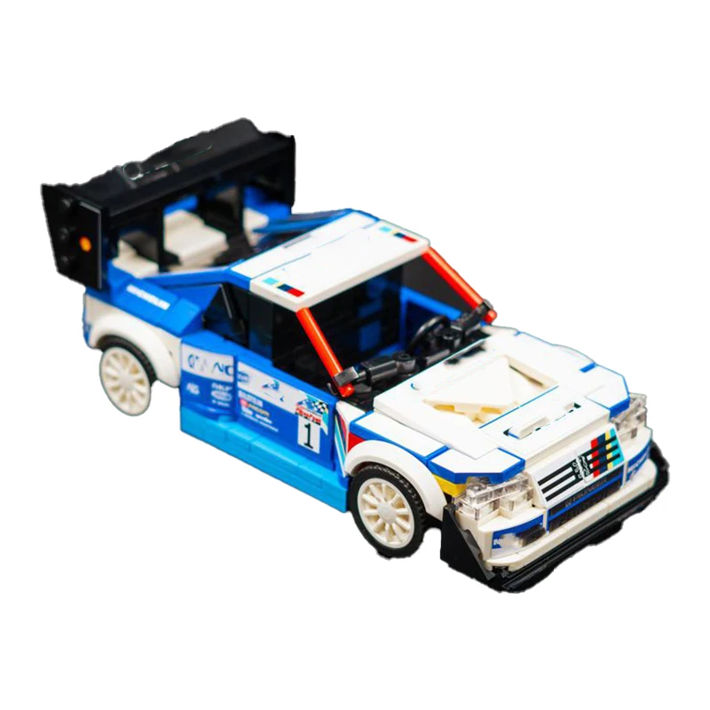 405 T16 GR MOC Speed Champions Intermediate SportsCar Model Building Blocks Bricks Technology Creative Assembly Kids Toys Gifts