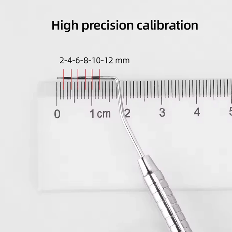 

[WHB]Dental Stainless Steel Periodontal Probe With Scaler 1-10 1-15 Explorer Probe Instrument Tool Teeth Clean Hygiene Tools