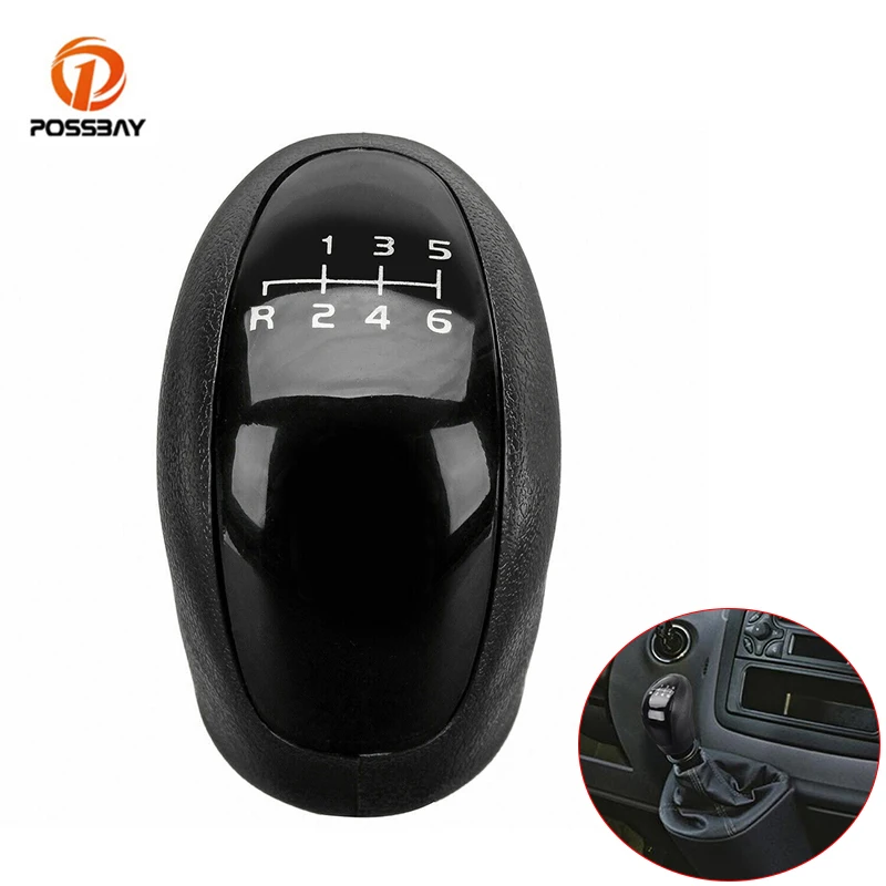 6 Speed Car Gear Shift Knob Black MT Shifter Lever Stick for Mercedes Vito Viano W639 2003 2004 2005 2006 2007 2008 2009 2010