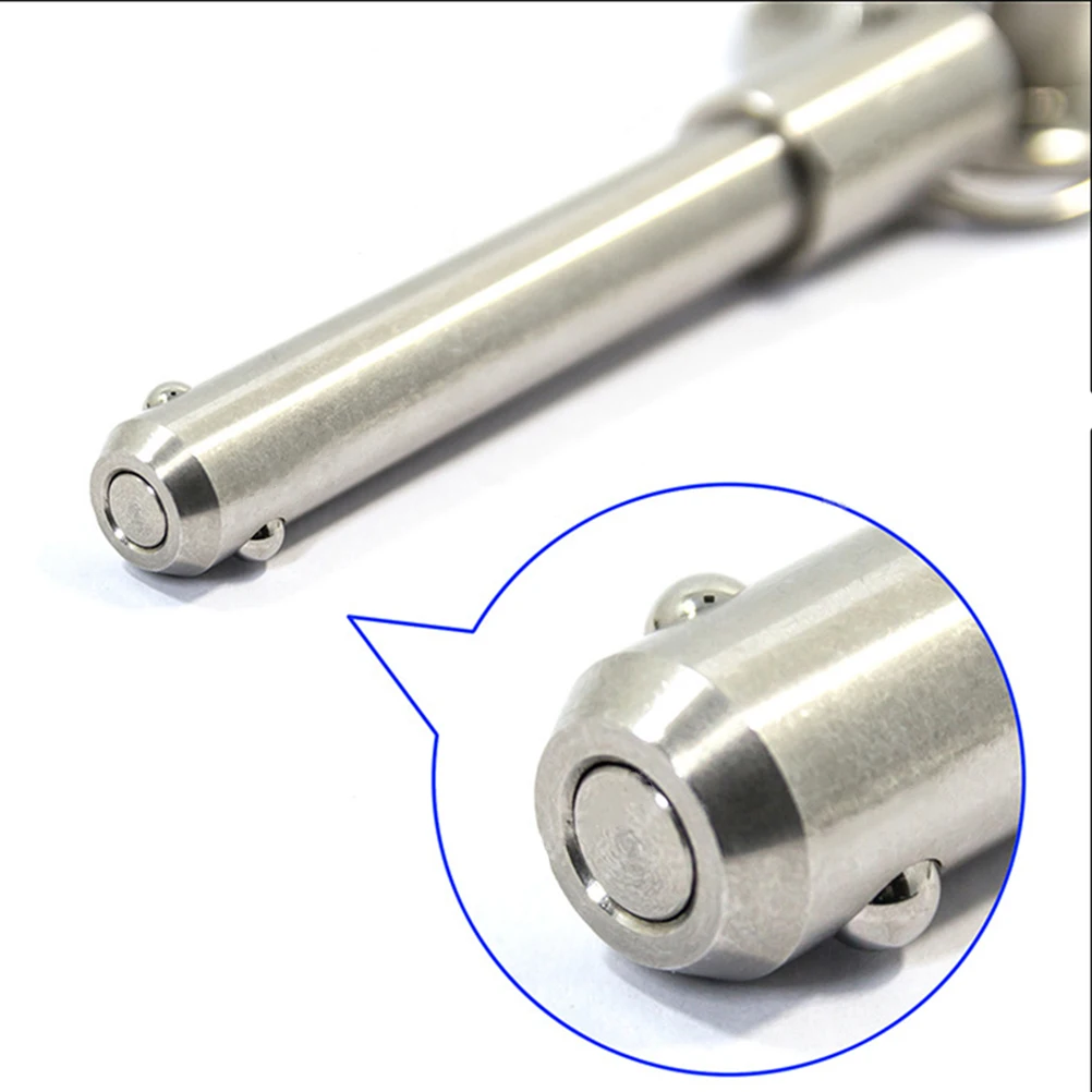 

6 Safety Pins Marine Grade Stainless Steel Quick Release Clevis Boat Hardware Bimini Accessories Durable Corrosion Resistant