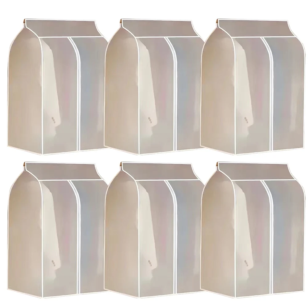 Clothes Organizer Dust Cover Large Capacity Waterproof Garment Storage Bag Translucent Design PEVA Material 60 30 90cm