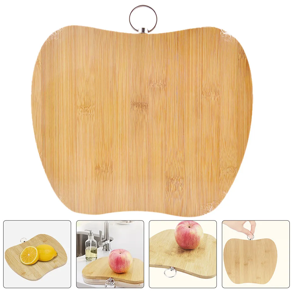 2Pcs Shaped Bamboo Cutting Board Mini Food Cutting Board for Charcuterie Small Cheese Boards Kitchen Tool Reusable Eco
