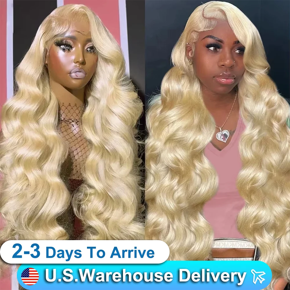 

30 40 Inch HD Transparent 13x6 613 Body Wave Honey Blonde Lace Frontal Human Hair Wig Brazilian 13x4 Lace Front Wigs For Women