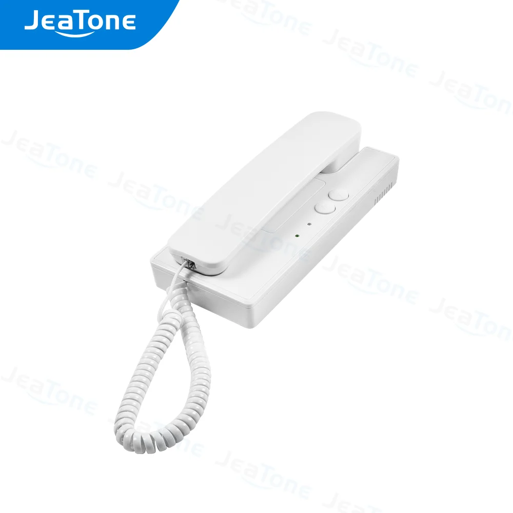 JeaTone-sistema de intercomunicación para el hogar, intercomunicador con cable para teléfono, portero, comunicación de doble vía, desbloqueo, función de llamada de transferencia