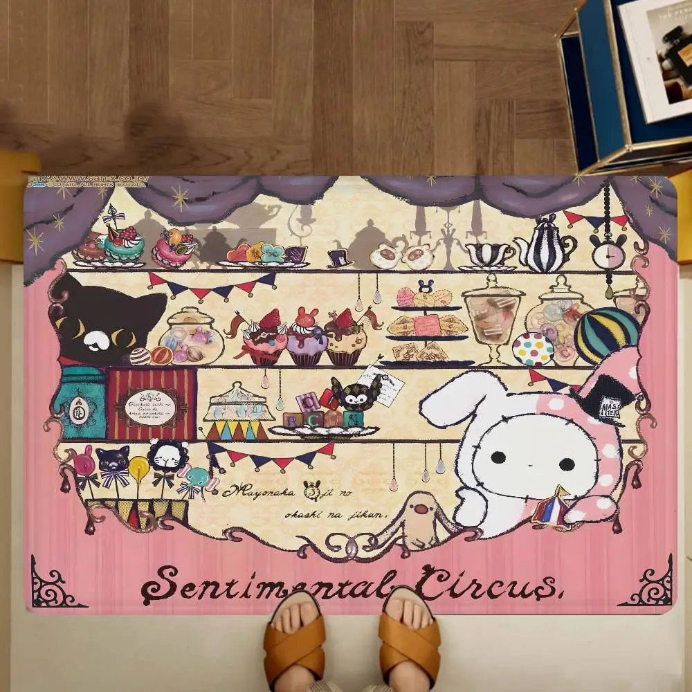 Anime S-Sentimental C-Circus Bathroom Mat Kids Room Bedroom Decoration Balcony Anti-Slip Doormat Living Room Welcome Rug