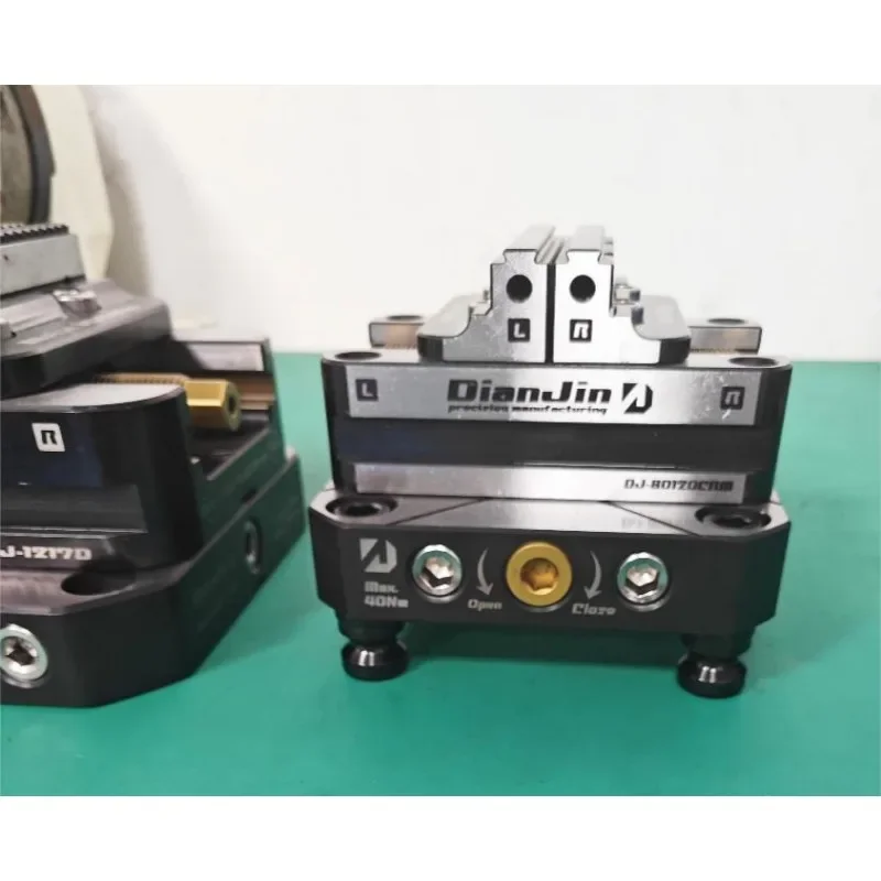 Four-Five- Axis Fixture Self-centering Vise Positive Paired with Zero Point Quick Change Four Axis L-block Bridge Board DJ-6080H