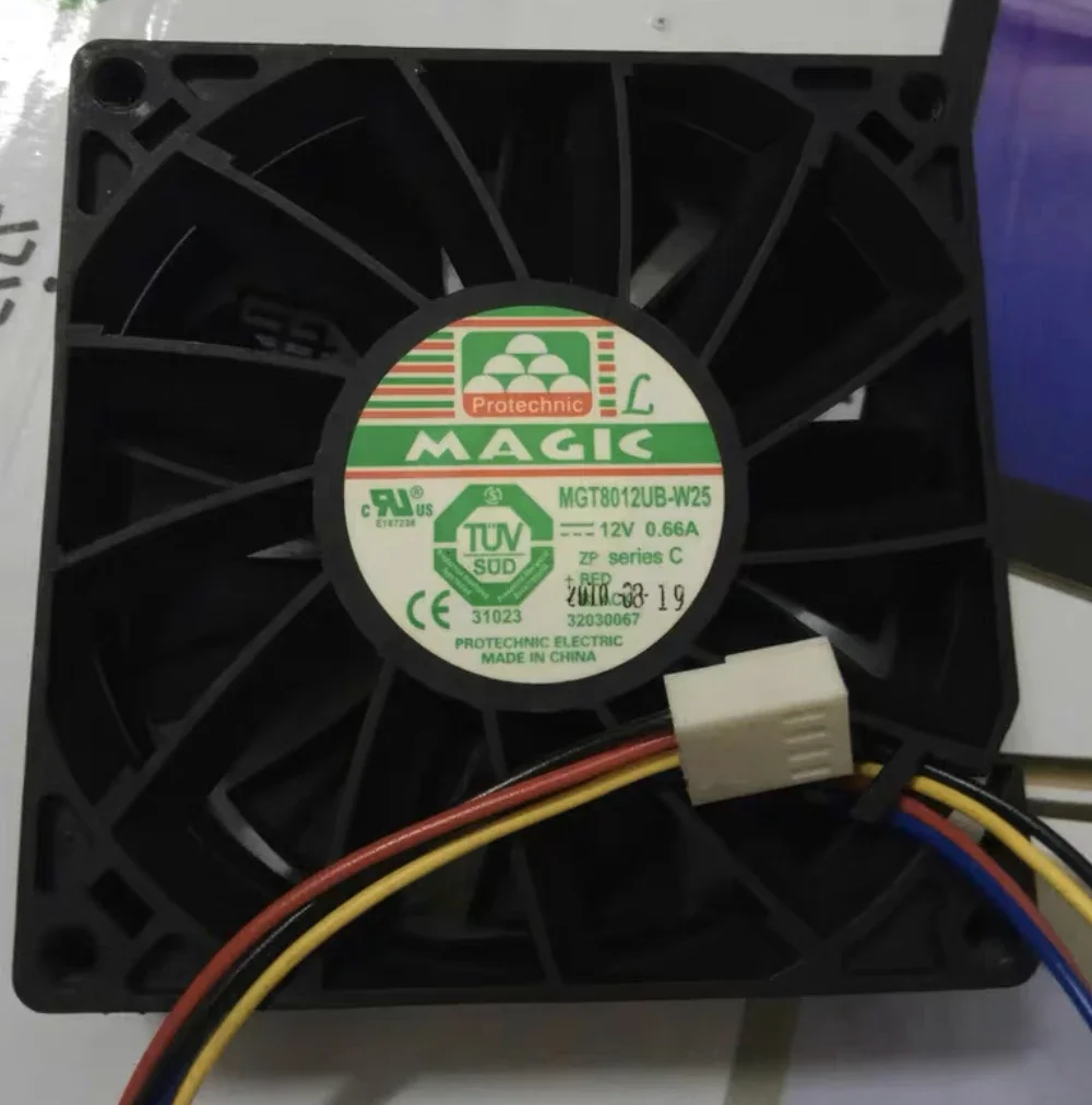New High Speed Fan MGT8012UB-W25 12V 0.66A 8025 8cm Server / High Airflow