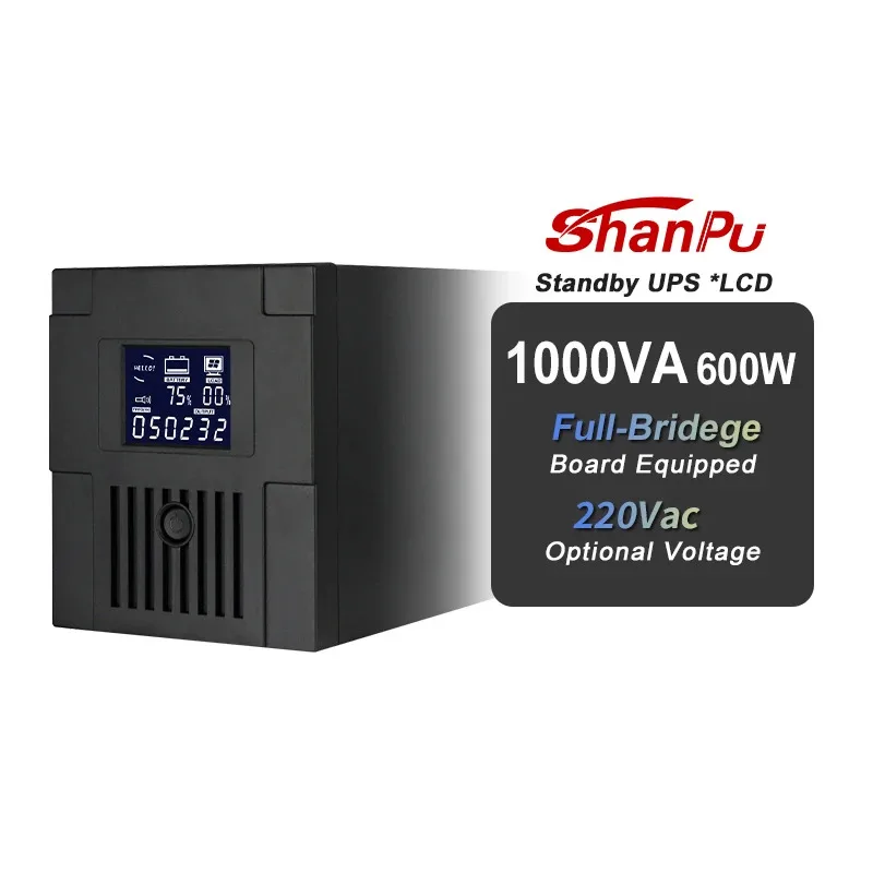 Shanpu Offline UPS Uninterruptible Power Supply 450VA 650VA 850VA 1000VA 1200VA 1500VA 2000VA for PC Computer Desktop