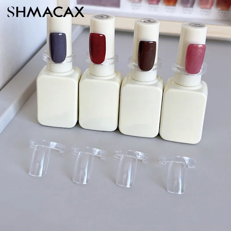 50 Stück transparenter Nagel Display Ring DIY Color Board Display Ring Nagellack Farbe Display Karten ring für Maniküre Display Tool