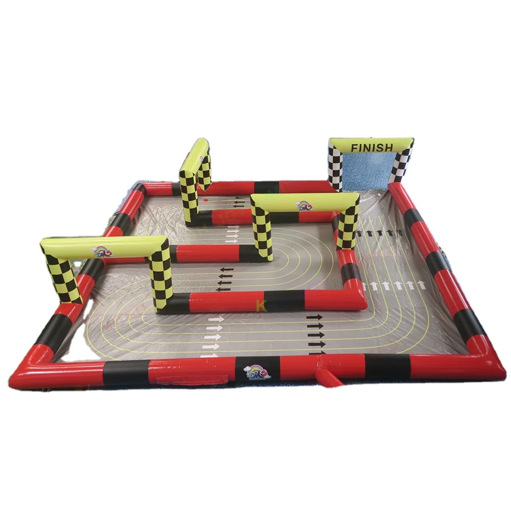 

Premium 6 6x6 6m Inflatable Race Track for RC Kart Didi Car With Free Door Shipping Ultimate Racing Experience for Sale
