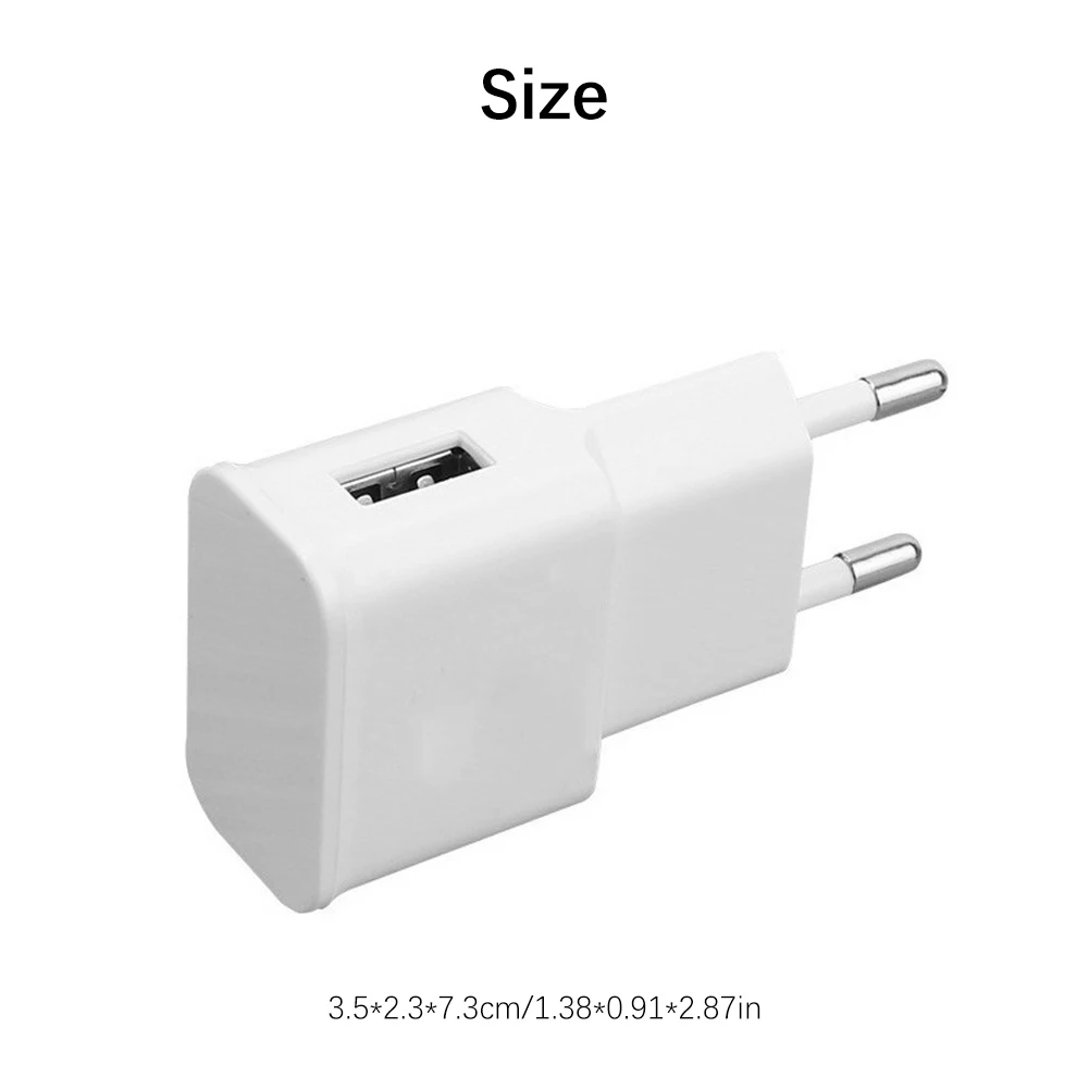 Fast Charging Head 100-240V ABS  Material Universal  USB  Direct Charger  US EU Power Adapter